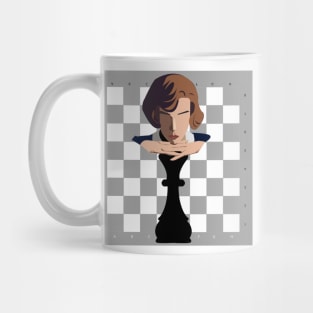 The Queens Gambit Chessboard Mug
